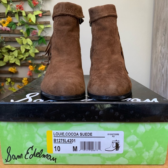 Sam Edelman Louie Bootie in Cocoa Suede - Picture 2 of 5